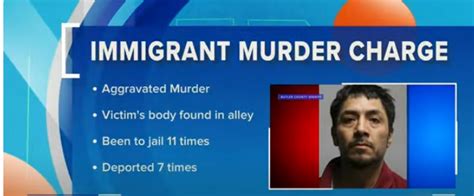Migrant man deported 7 times charged with murder in Ohio.